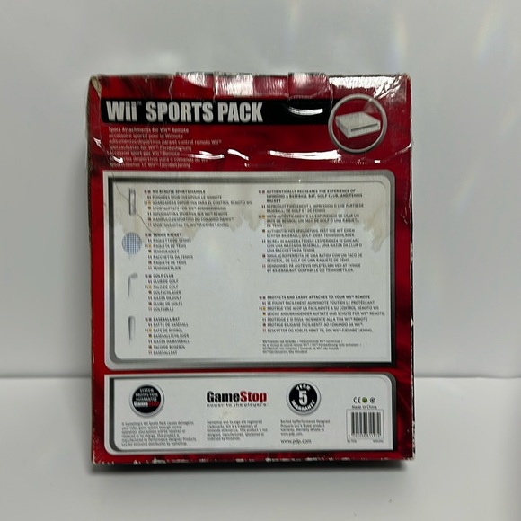 GameStop WII Sports Pack Sports Attachments for WII Remote - No Tennis Racket - Picture 3 of 4